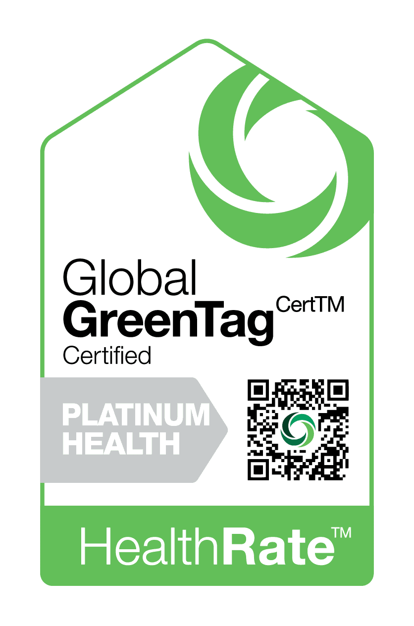 Global greentag HealthRate platinum