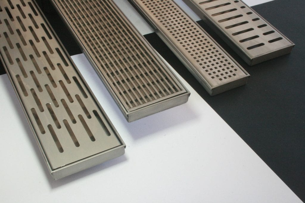 Custom Shower Grates Paige Stainless